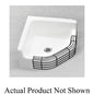 CECO 871 Service Sink, 28 in L x 28 in W, Corner Mount, Cast Iron, White, Import