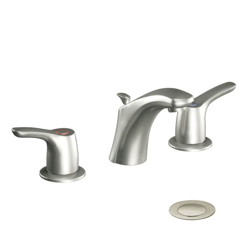 Baystone - Widespread Bathroom Faucet - Deck Mount - 1.2 GPM