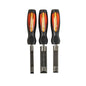 Chisel and Wood Rasp Set - 3 Pieces - Steel