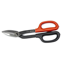 Crescent®WDF10O Tinner Snips, Offset Tip, Straight Snip, Steel Blade, Cushion Grip Handle