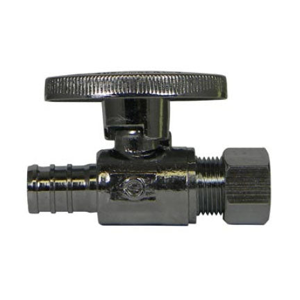 1/2 PEX X 1/4OD STRAIGHT STOP