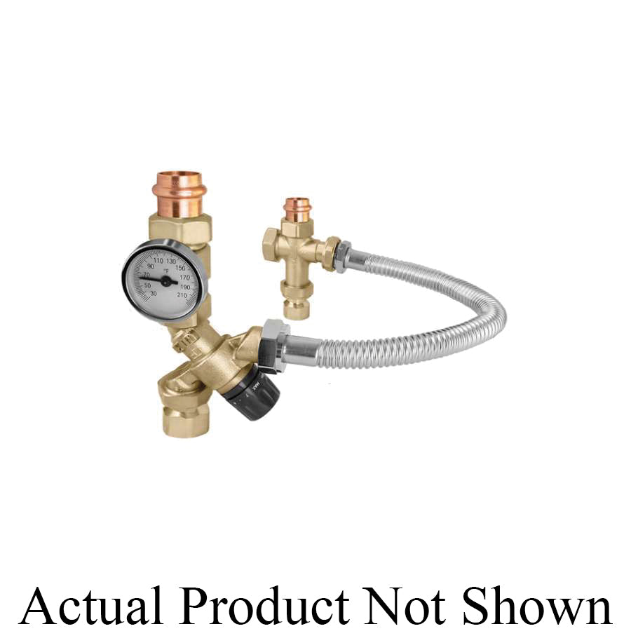 Tankmixer Mixing Valve with 18" Flex Hose - Brass