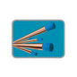Cambridge-Lee 312422 ACR Tubing, 1/2 in OD x 20 ft L, Straight, 0.035 in Thk Wall, Seamless, Copper, Domestic