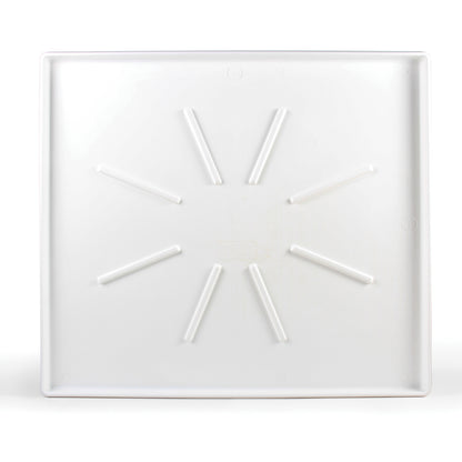 Low Profile Washing Machine Drain Pan - Matte White