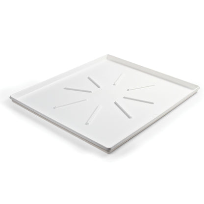Low Profile Washing Machine Drain Pan - Matte White