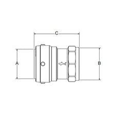 Sharkbite® SB115450F 2XL Large Diameter Female Connector, Adapter, 2 in Nominal, Push-Fit x FNPT End Style, Brass, Import