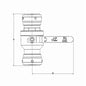 Sharkbite® SBBV54 2XL Large Diameter Ball Valve, 2 in Nominal, Push-Fit End Style, Brass Body, Full Port, Import