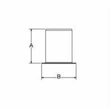 Sharkbite® SBTL41 Large Diameter PEX Stiffener, 1-1/2 in, Brass, Import