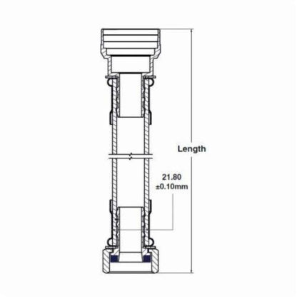 Flexible Braided Water Heater Connector - 3/4"