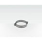 Centrotherm Eco Systems InnoFlue® IASCM04 Support Clamp, For Use With InnoFlue® Polypropylene Vent Systems, 4 in Dia Nominal, Steel, Zinc Plated, Domestic
