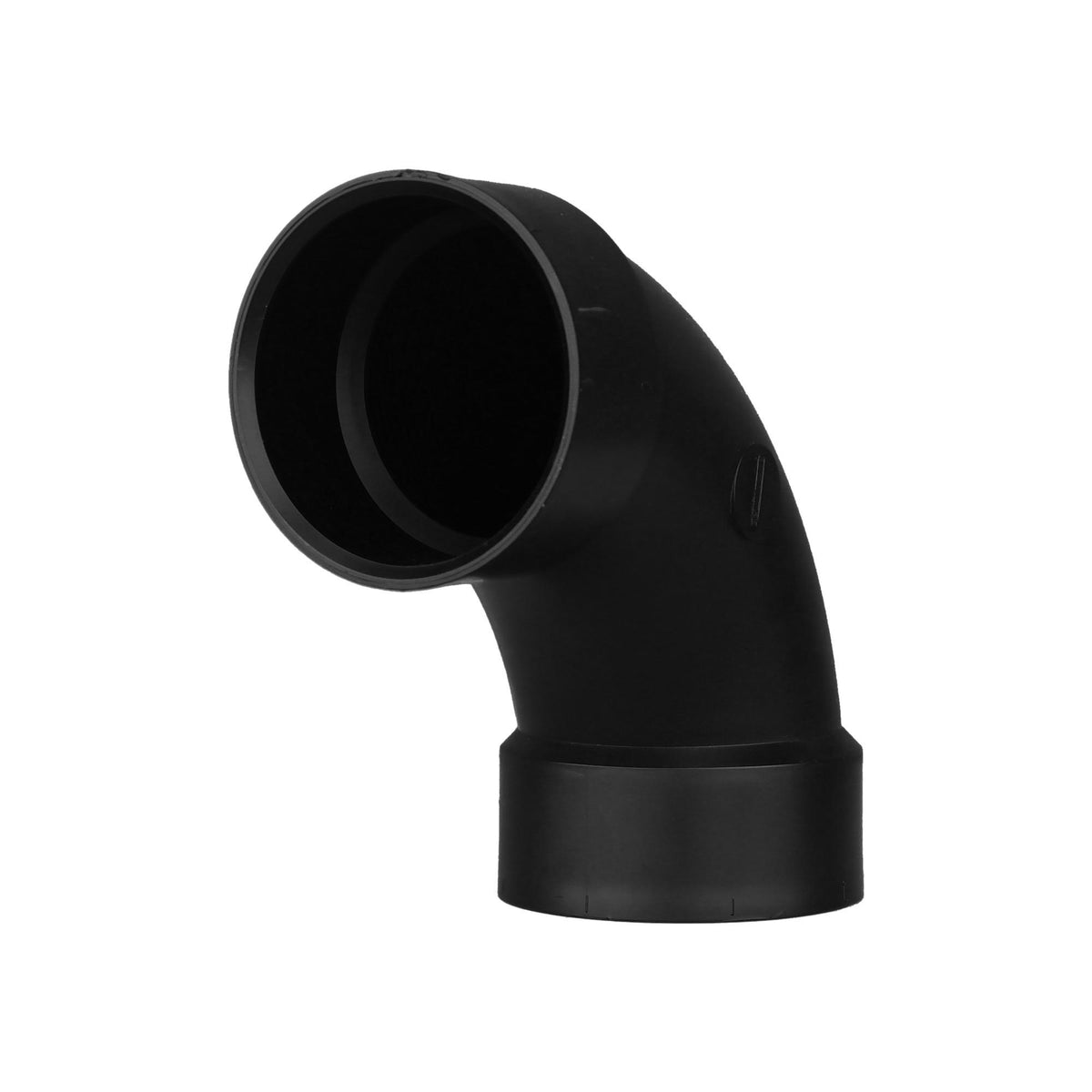 Charlotte ABS 00304 1000 Long Sweep Elbow, 3 in Nominal, Hub End Style, SCH 40/STD, ABS, Domestic