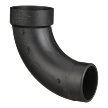Charlotte ABS 00309 0800 Long Sweep Street Elbow, 2 in Nominal, Hub x Spigot End Style, SCH 40/STD, ABS, Domestic