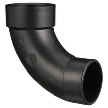 Charlotte ABS 00309 1000 Long Sweep Street Elbow, 3 in Nominal, Hub x Spigot End Style, SCH 40/STD, ABS, Domestic