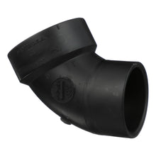 Charlotte ABS 00320 0600 Street Elbow, 1-1/2 in Nominal, Hub x Spigot End Style, SCH 40/STD, ABS, Domestic