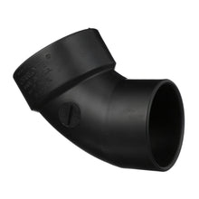 Charlotte ABS 00320 1000 Street Elbow, 3 in Nominal, Hub x Spigot End Style, SCH 40/STD, ABS, Domestic