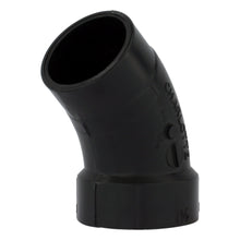 Charlotte ABS 00323 0600 Street Elbow, 1-1/2 in Nominal, Spigot x Hub End Style, SCH 40/STD, ABS, Domestic