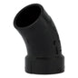 Charlotte ABS 00323 0600 Street Elbow, 1-1/2 in Nominal, Spigot x Hub End Style, SCH 40/STD, ABS, Domestic