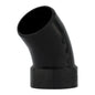 Charlotte ABS 00323 1000 Street Elbow, 3 in Nominal, Spigot x Hub End Style, SCH 40/STD, ABS, Domestic