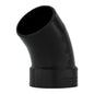 Charlotte ABS 00323 1200 Street Elbow, 4 in Nominal, Spigot x Hub End Style, SCH 40/STD, ABS, Domestic