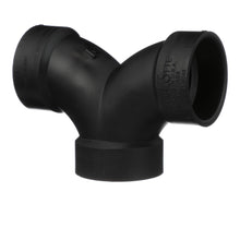 Charlotte ABS 00327 0600 Double Elbow, 1-1/2 in Nominal, Hub End Style, SCH 40/STD, ABS, Domestic
