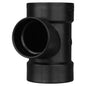 Charlotte ABS 00401 2000 Reducing Sanitary Tee, 4 x 4 x 3 in Nominal, Hub End Style, SCH 40/STD, ABS, Domestic