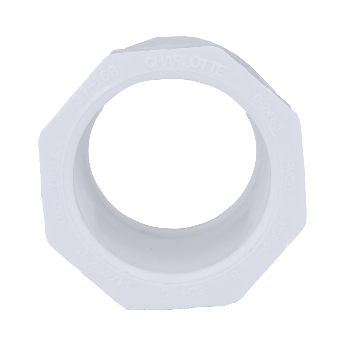 1-1/4 x 1" PVC Bushing - Spigot x Socket