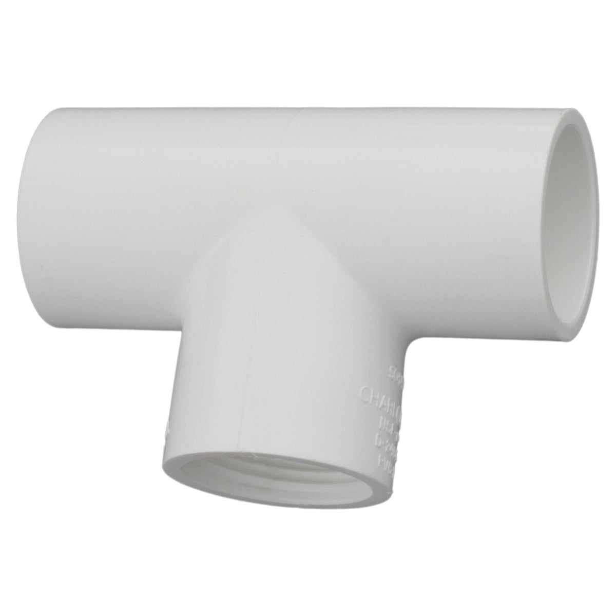Tee - PVC - Socket x Socket x FNPT