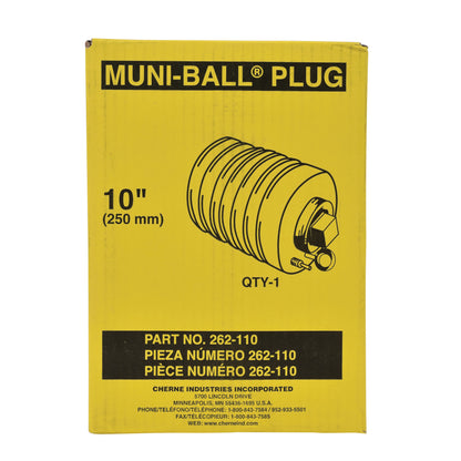 Muni-Ball Original Pneumatic Pipe Plug - 10"