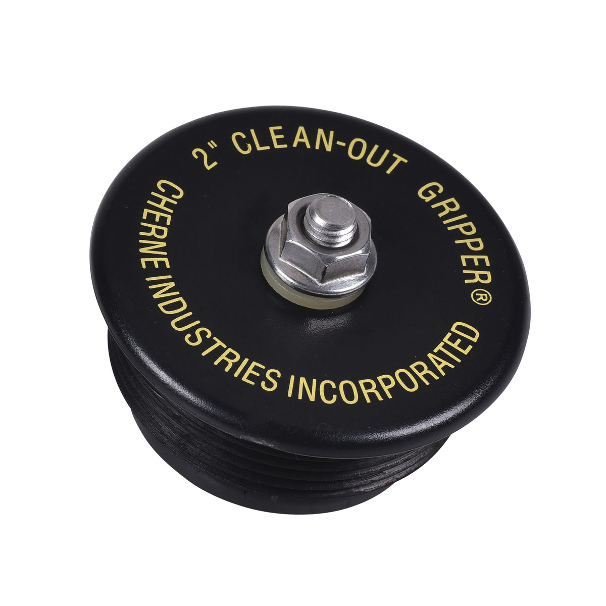 Clean-Out Gripper Mechanical Pipe Plug - Black - 2" Pipe