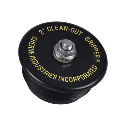 Clean-Out Gripper Mechanical Pipe Plug - Black - 2" Pipe