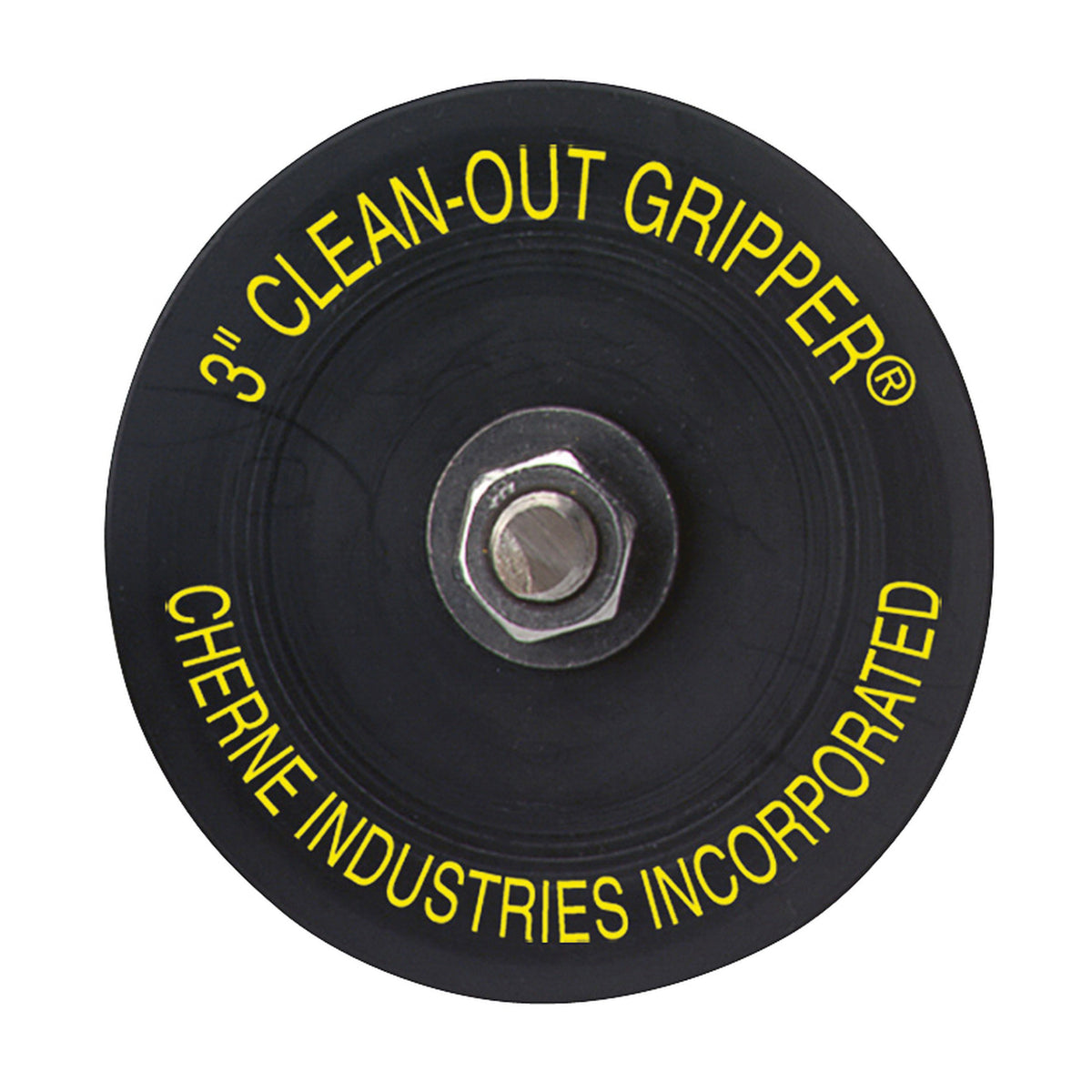 Clean-Out Gripper Mechanical Pipe Plug - Black - 3" Pipe