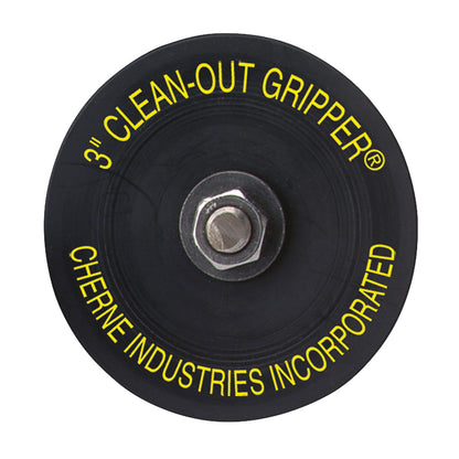 Clean-Out Gripper Mechanical Pipe Plug - Black - 3" Pipe