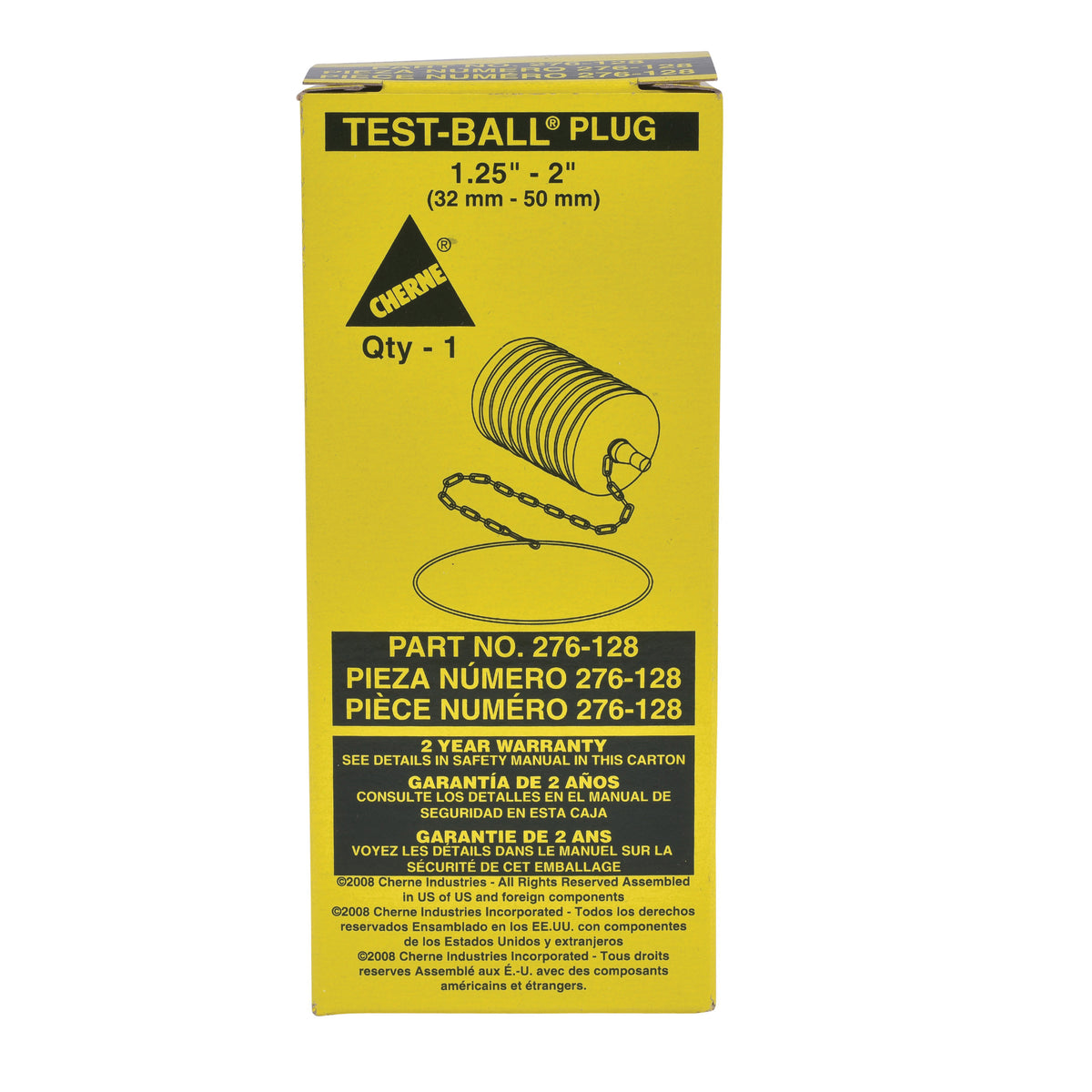 1-1/4 to 2" Multi-Size Pneumatic Plumbing Plug - 276 128