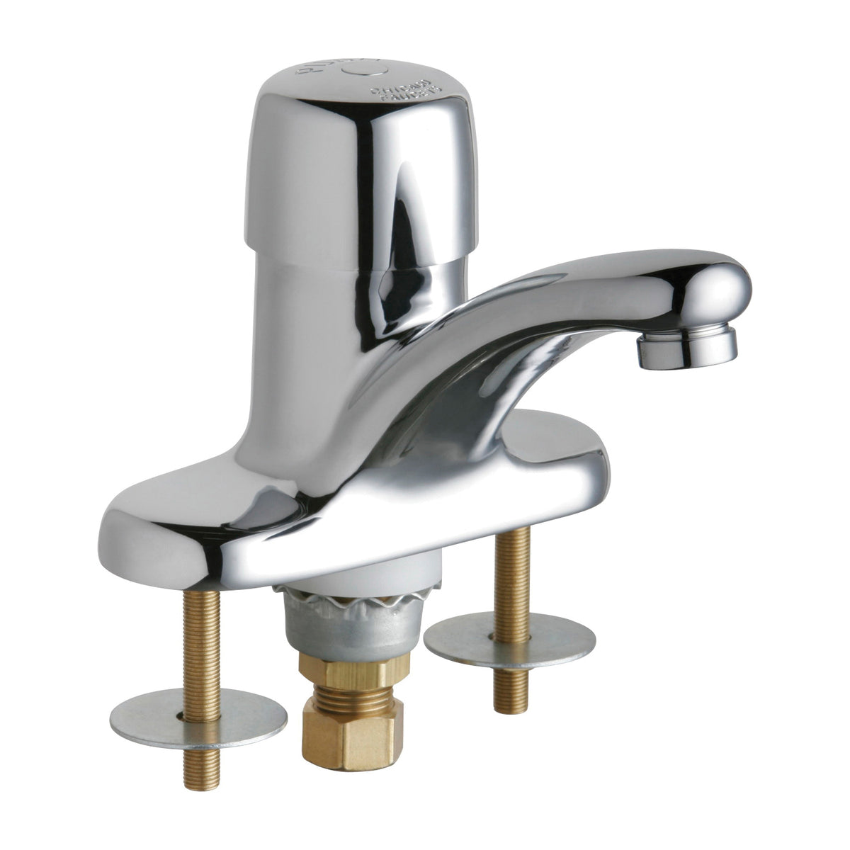 Single Supply Metering Sink Faucet - Deck Mount - 0.5 GPM
