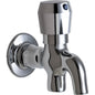 Chicago Faucet® 324-665PSHABCP Glass Filler Faucet, Commercial, 0.2 gpm Flow Rate, Polished Chrome, 1 Handles