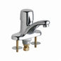 Chicago Faucet® 3400-ABCP Single Supply Metering Sink Faucet, Polished Chrome, 1 Handle, 0.5 gpm Flow Rate