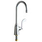Single Supply Sink Faucet - 13" H - Deck Mount