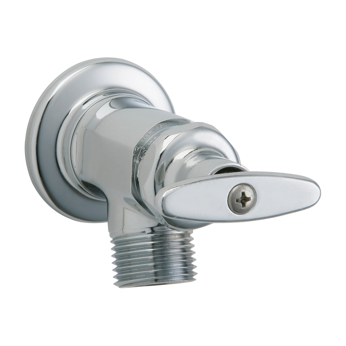 Chicago Faucet® 387-CP Inside Sill Fitting, 3/4 in Nominal, MNPT x FNPT End Style, 20 to 125 psi Pressure, Polished Chrome