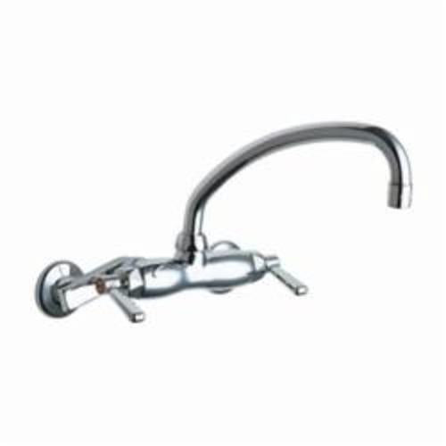 Hot and Cold Water Sink Faucet - 7-1/8" - Wall Mount