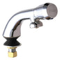 Chicago Faucet® 807-665PSHABCP Single Inlet Metering Sink Faucet, Commercial, 1.5 gpm Flow Rate, 3-1/2 in H Spout, 1 Handles, 1 Faucet Holes, Polished Chrome