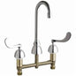 Concealed Kitchen Sink Faucet - 10-1/8" H - Deck Mount