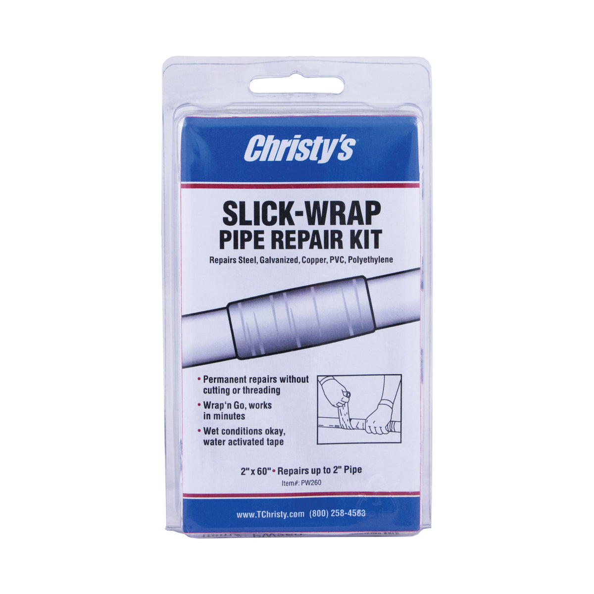 Slick-Wrap 4567 Pipe Repair Kit - Fiberglass Cloth