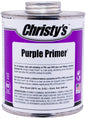 Christy's® 505182 Low VOC Primer, For Use With All Types, Classes and Schedules of PVC and CPVC Pipe and Fittings, Purple, 1 qt Container