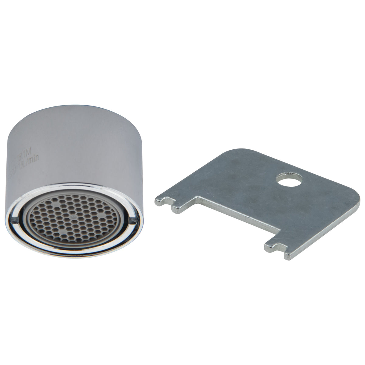 Commercial 061204A Laminar Female Vandal resistant Outlet, 0.5 gpm, Polished Chrome, Domestic, Commercial