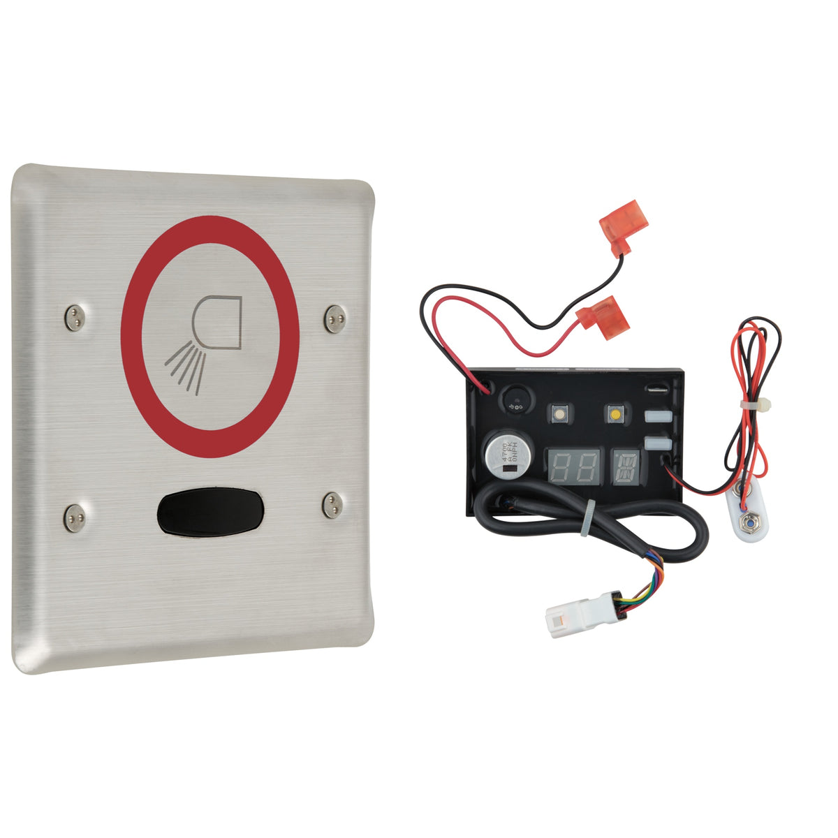 Commercial 061209A Wall Mount Sensor Trim Kit, Red, Import