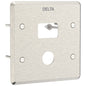 Commercial 061227A Cover, For Use With Model 81T-WMS Hardwire Converter, 4 x 4 in, Stainless Steel, Stainless Steel, Import