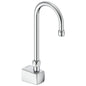 Wallmount Gooseneck Spout - Polished Chrome