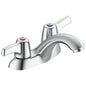 Commercial 21C198 TECK® Heavy Duty Centerset Sink Faucet, Polished Chrome, 2 Handles, 0.35 gpm Flow Rate