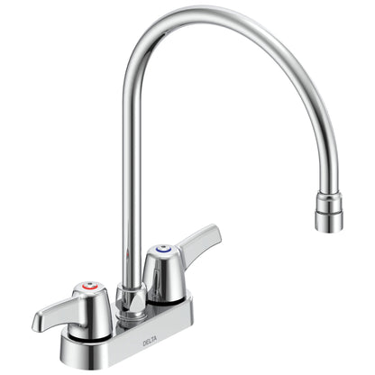 TECK Heavy Duty Lavatory Sink Faucet, 2-Handle, NPSM, 6.7 in