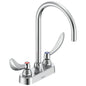 TECK Heavy Duty Lavatory Sink Faucet, 1 gpm, Cast Brass